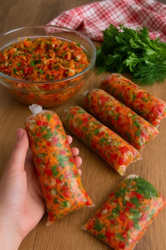 Вкус лета зимой: как приготовить овощную заправку на зиму