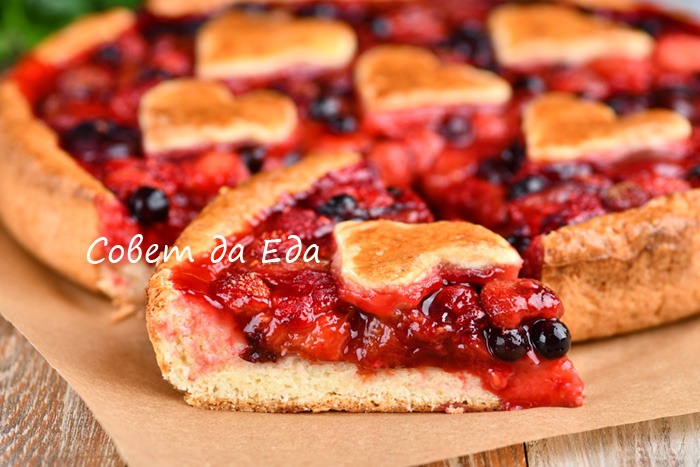 Сочный пирог с ягодами: наслаждение в каждом кусочке