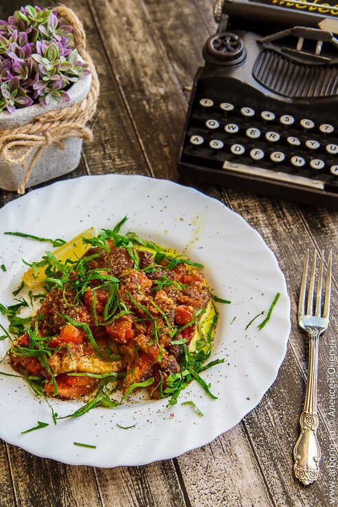 Нежный кальмар с помидорами: новый взгляд на любимое блюдо