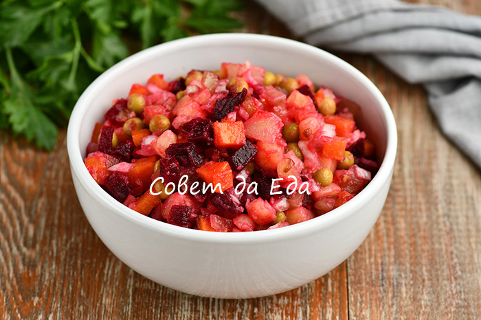 Необычный винегрет: как сделать классический салат ещё вкуснее