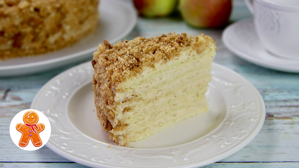 Неповторимый яблочный торт 'Неженка': вкус, который незабываем
