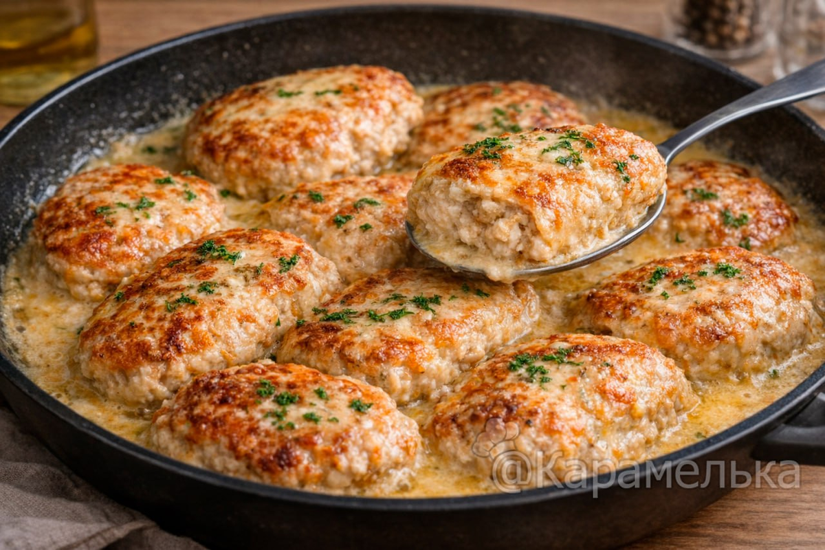 Куриные котлеты «Птичье молоко»: рекордно нежные и сочные