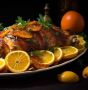 Ароматное блюдо: голень индейки с апельсинами