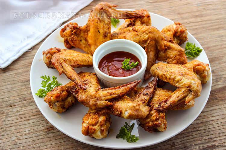 Удивительные куриные крылья с хрустящей корочкой из духовки