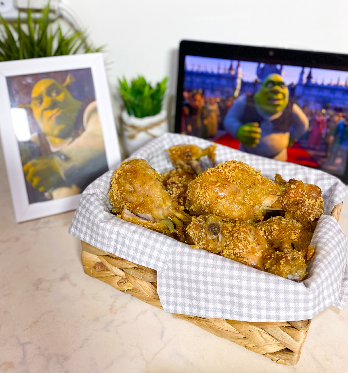 Курица, как в «Шреке»