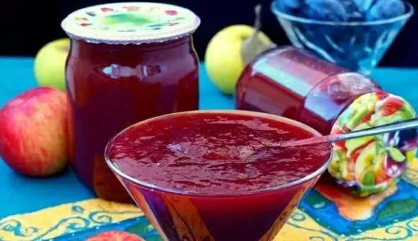 Ароматный яблочно-сливовый джем: уютные зимние угощения