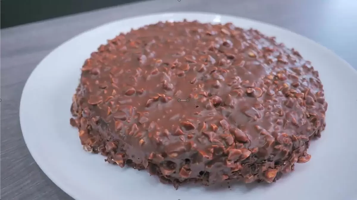 Легкий способ приготовить торт Сникерс за 7 минут без выпечки