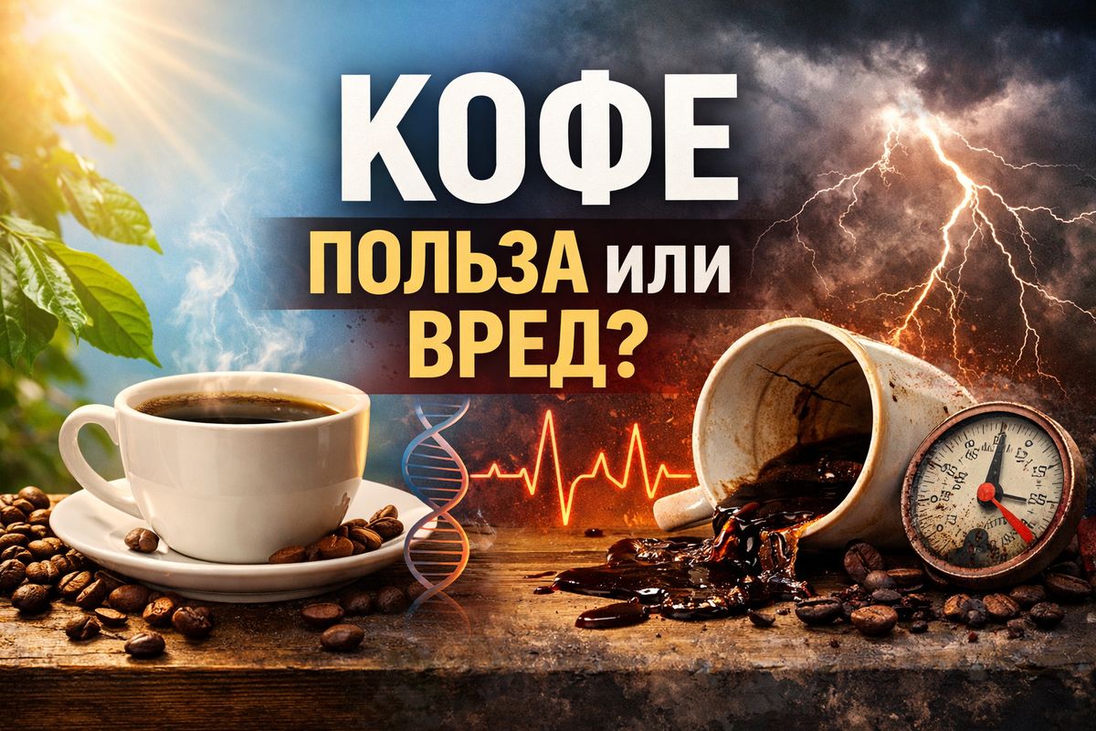 Кофе: польза или вред? Все, что нужно знать в 2025 году
