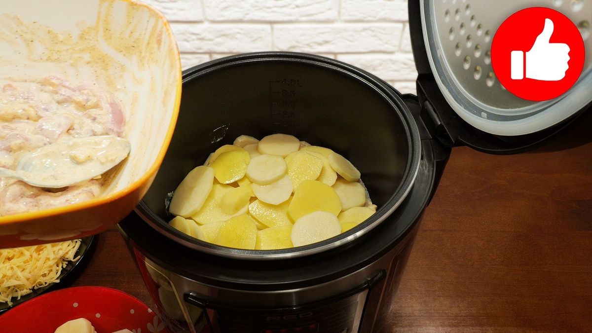 Нежная картошка с курицей и сыром: идеальный рецепт для мультиварки
