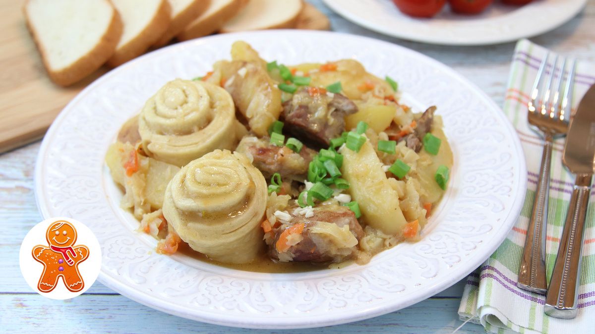 Кулинарный шедевр: штрудли с капустой и картошкой